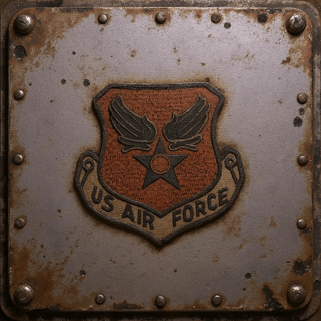 Subdued Air Force Wing and Star Patch