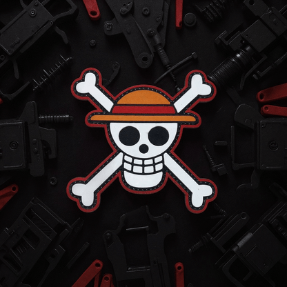 Straw Hat Pirate PVC Patch