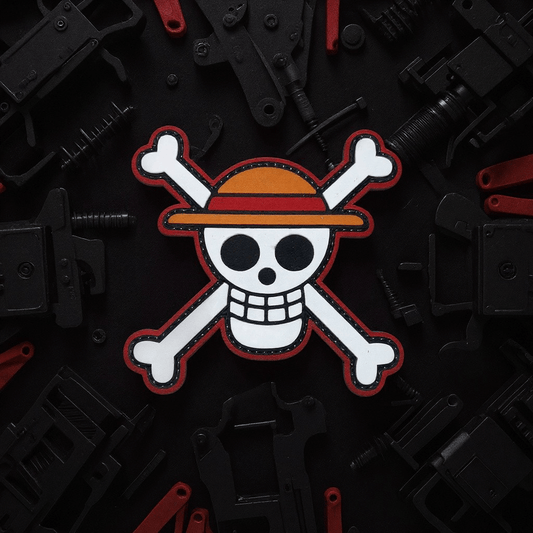Straw Hat Pirate PVC Patch