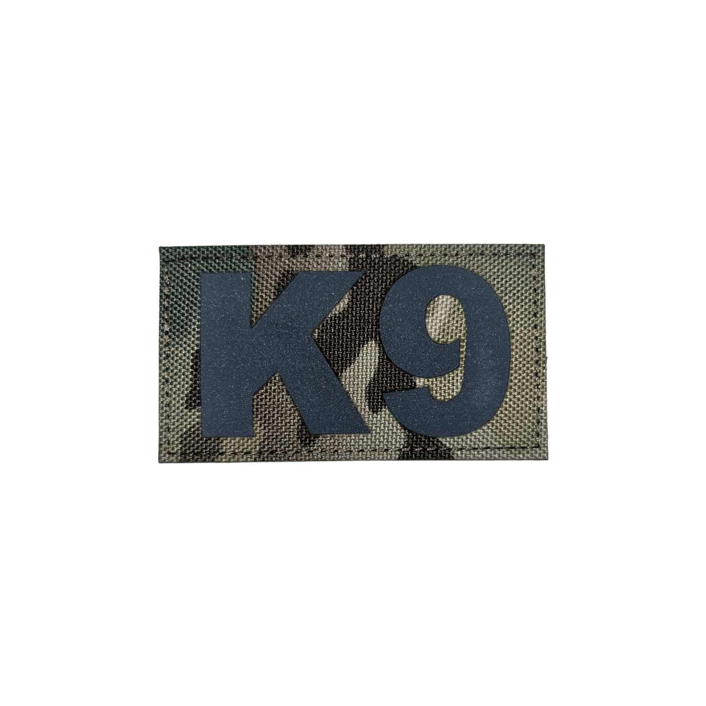 K9 Multicam laser cut morale patch featuring clean lines and IR backing for night vision.