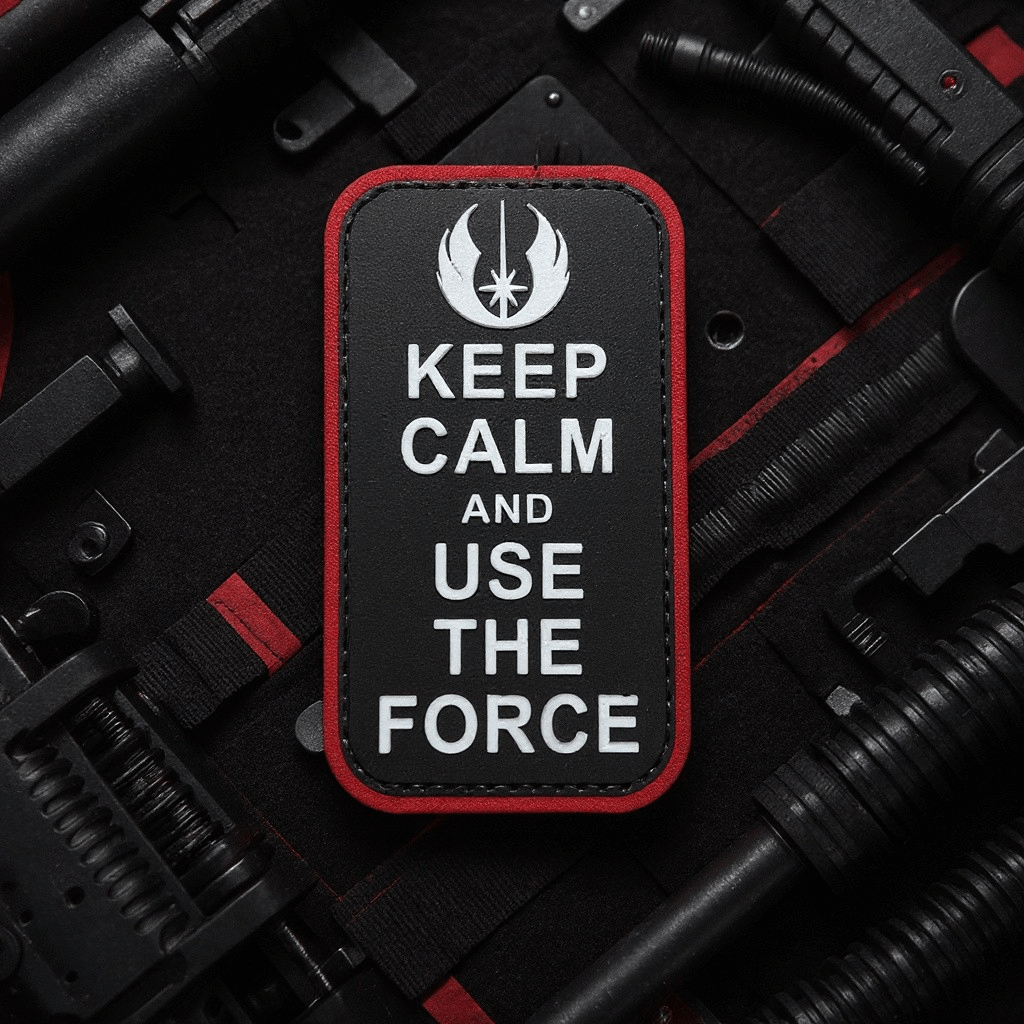 Jedi Use The Force PVC Patch