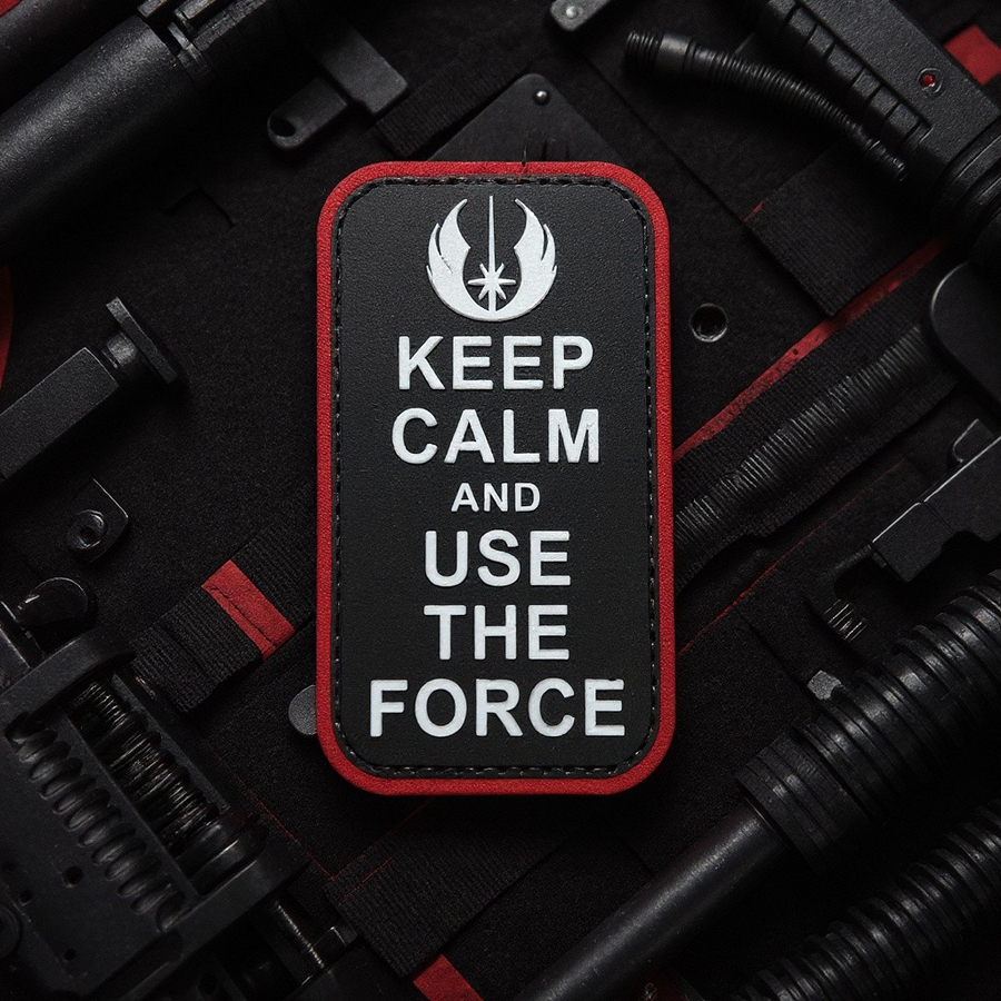 Jedi Use The Force PVC Patch