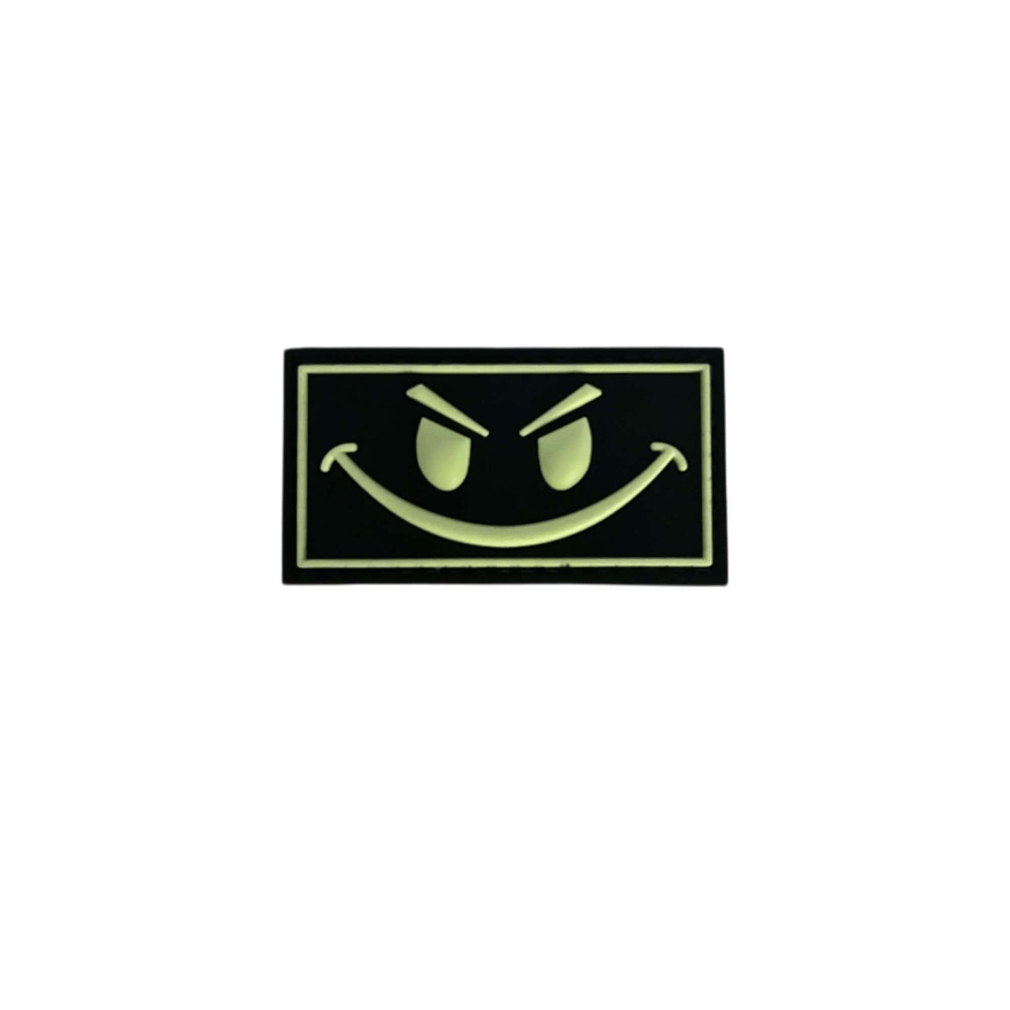 Smiley Glow Yellow PVC Patch