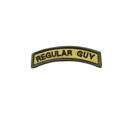 Regular Guy Embroidered Rocker Patch