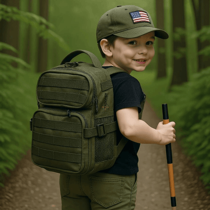 Youth OD Green Tactical Backpack