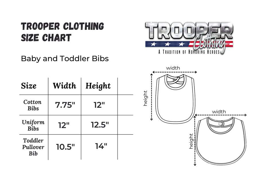 Trooper Bib Size Chart