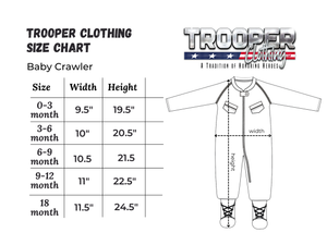 Trooper Crawler Size Chart 