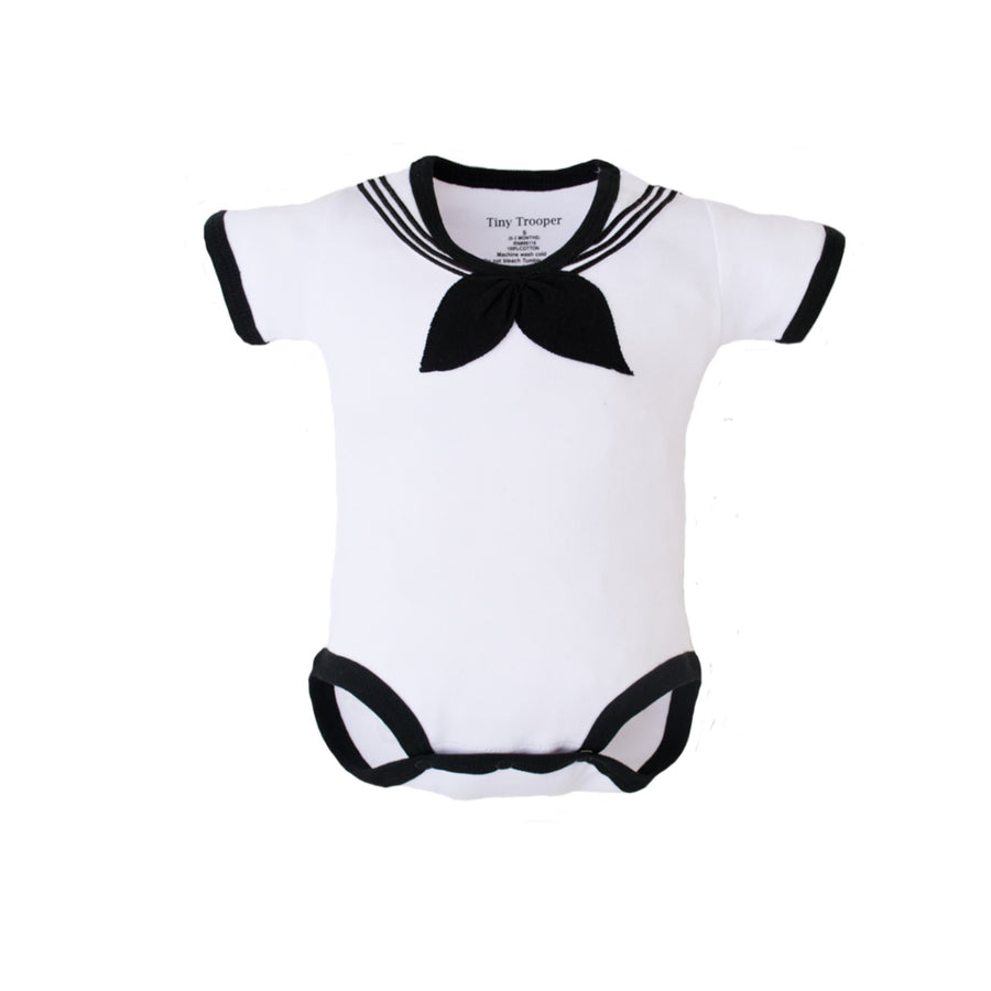 Navy Baby Sailor Bodysuit