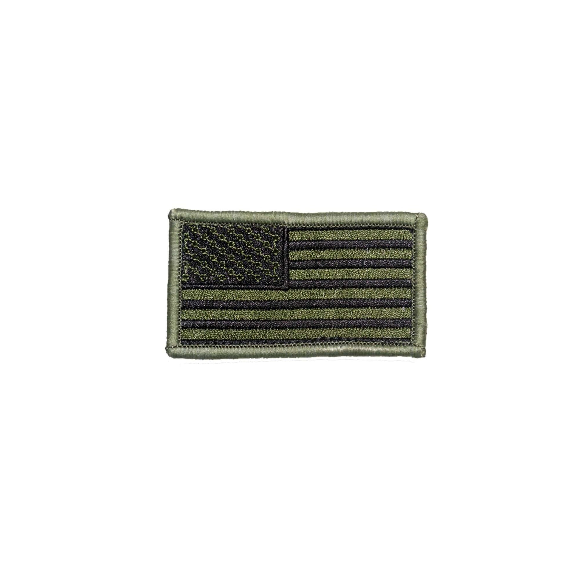 Embroidered American flag patch for youth USMC Marines flight suit combo.