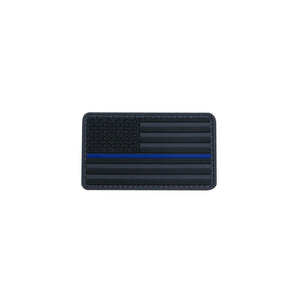 Spartan Thin Blue Line Hook-and-Loop Patch - Thin Blue Line USA